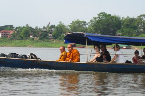 Travel to Laos by boat
