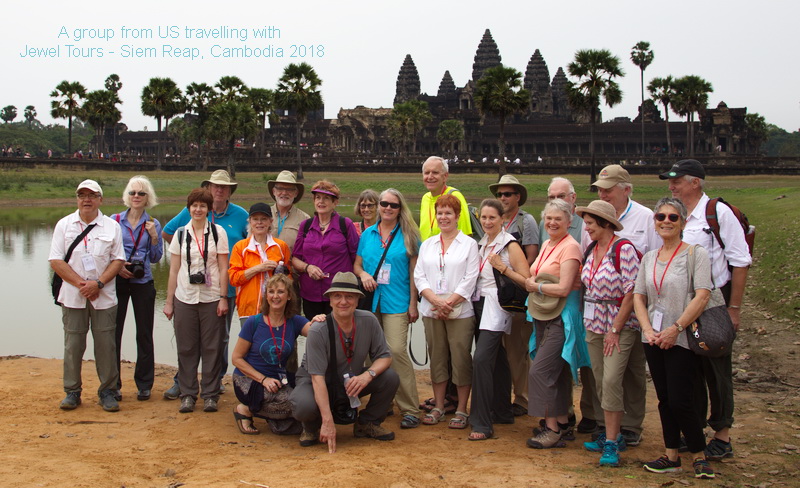 Jewel Tours Clients in Siem Reap, Cambodia