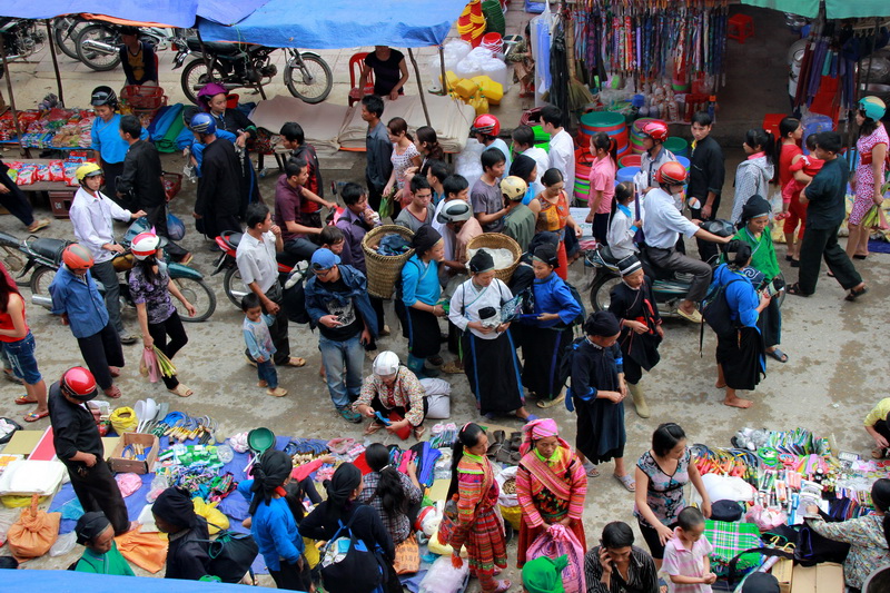 Hoang Su Phi market in Ha Giang
